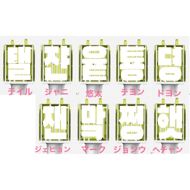 ☆オーダー☆ NCT ペンライト　草鈍器　ステッカー　デコ | フリマアプリ ラクマ