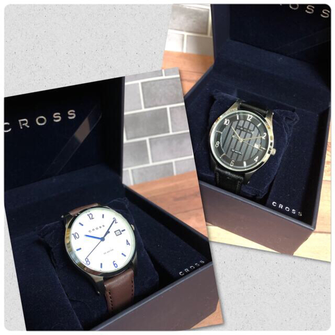 CROSS(クロス)の【中古】CROSS ペアウォッチ　日付表示 レディースのファッション小物(腕時計)の商品写真