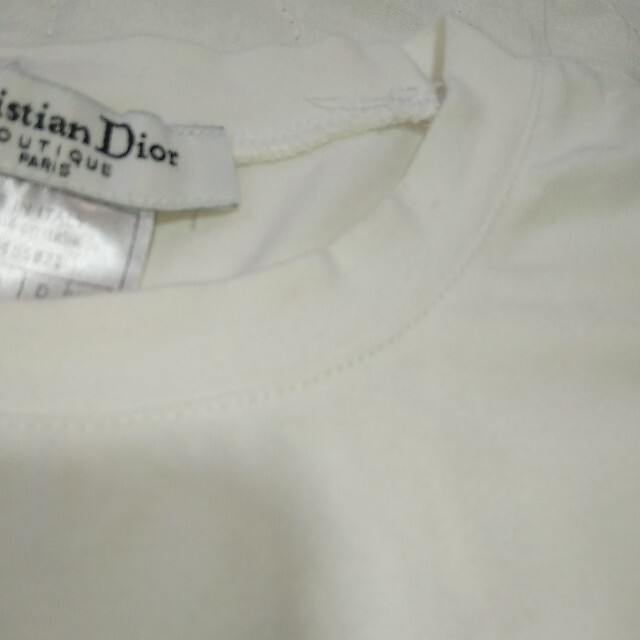Christian Dior - クリスチャンディオール 花柄ロゴ入りTシャツ 刺繍