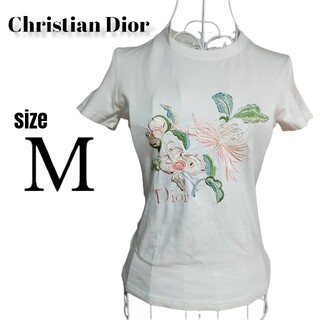 ディオール(Christian Dior) Tシャツ(レディース/半袖)（花柄）の通販
