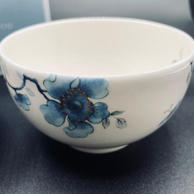 WEDGWOOD(ウェッジウッド)の【廃盤希少】ウェッジウッド クイーンズウェア ブルーバード ペアボウル インテリア/住まい/日用品のキッチン/食器(食器)の商品写真