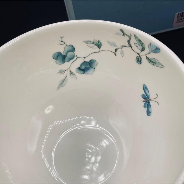 WEDGWOOD(ウェッジウッド)の【廃盤希少】ウェッジウッド クイーンズウェア ブルーバード ペアボウル インテリア/住まい/日用品のキッチン/食器(食器)の商品写真