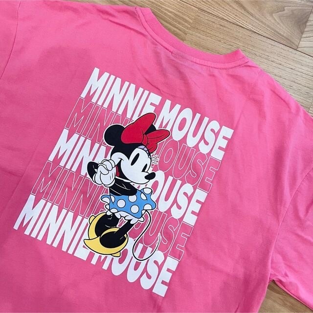 Disney(ディズニー)の●ミニー　胸ポケット　半袖Tシャツ　L●レディース　メンズ　ディズニー　ペア  レディースのトップス(Tシャツ(半袖/袖なし))の商品写真