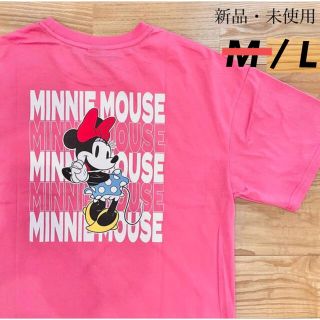 ディズニー(Disney)の●ミニー　胸ポケット　半袖Tシャツ　L●レディース　メンズ　ディズニー　ペア (Tシャツ(半袖/袖なし))