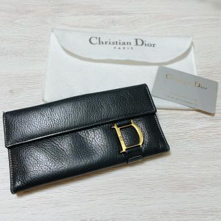 クリスチャンディオール(Christian Dior)のクリスチャンディオール　長財布　黒【中古】(財布)