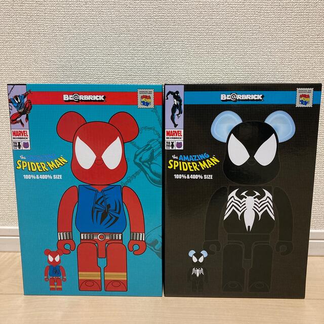 BE@RBRICK SPIDER-MAN BLACK COSTUME 100%