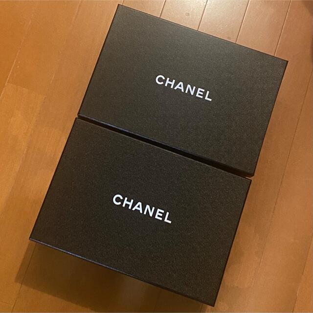 24時間タイムセール☆CHANEL シャネル靴箱セット リボン付き