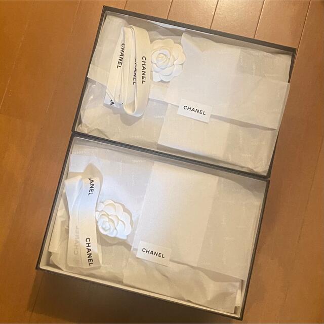 24時間タイムセール☆CHANEL シャネル靴箱セット リボン付き 2