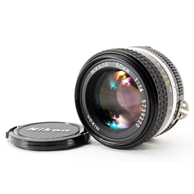 □美品□ ニコン Nikon Ai-S 50mm F1.4オールドレンズ - レンズ(単焦点)