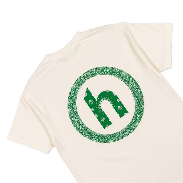 M HIDDEN® Paisley Tee - Natural メンズのトップス(Tシャツ/カットソー(半袖/袖なし))の商品写真