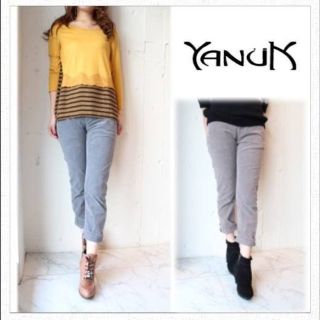 ヤヌーク(YANUK)のヤヌーク　コーデュロイパンツ　クロップド　XS(クロップドパンツ)