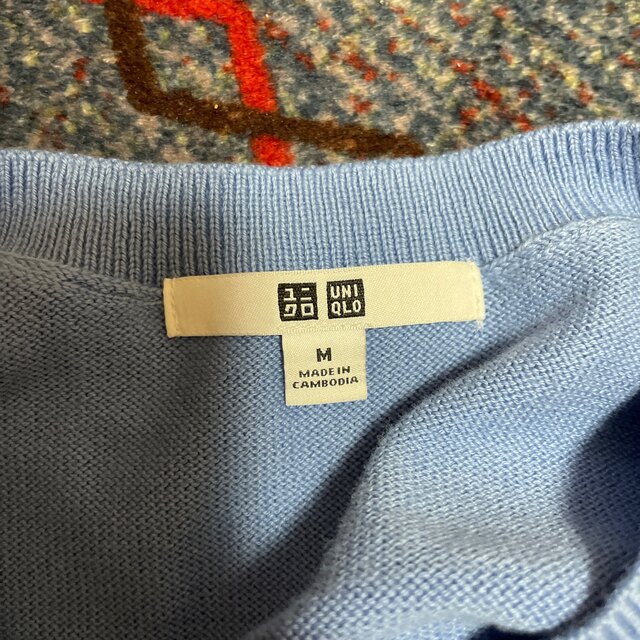 UNIQLO(ユニクロ)のユニクロ♡ウォッシャブルコットンクルーネックセーター レディースのトップス(ニット/セーター)の商品写真