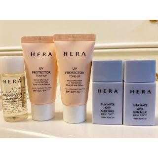 アモーレパシフィック(AMOREPACIFIC)の韓国1位の日焼け止め❣️HERAサンプル5点セット(サンプル/トライアルキット)