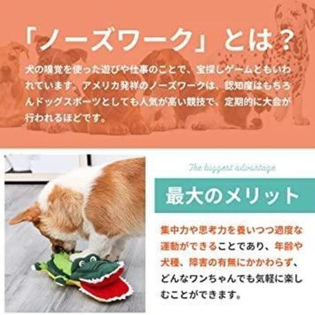 ノーズワーク 犬 知育玩具 ストレス解消 早食い防止 集中力向上