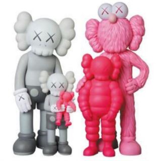 メディコムトイ(MEDICOM TOY)のKAWS FAMILY GREY/PINK/FLUORO PINK (その他)