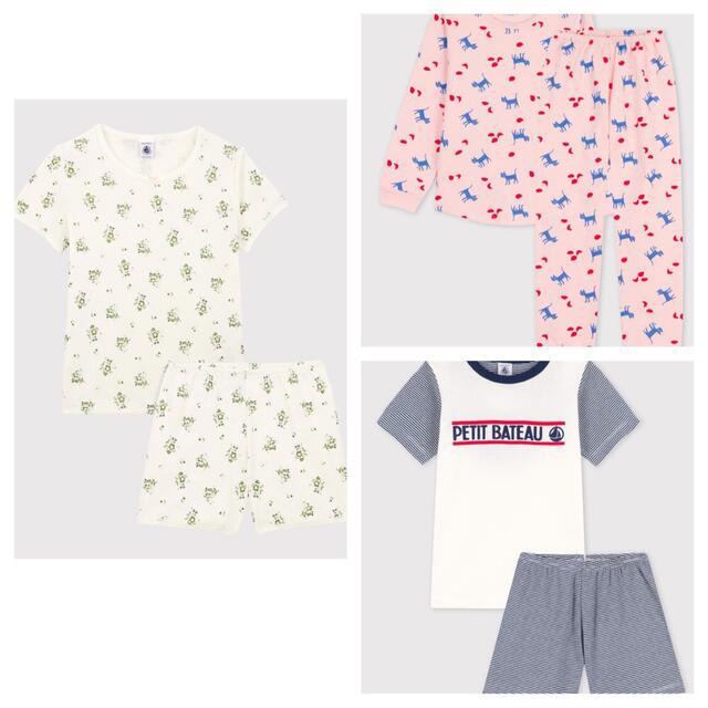 PETIT BATEAU(プチバトー)のpoppy様専用①  キッズ/ベビー/マタニティのキッズ服女の子用(90cm~)(パジャマ)の商品写真