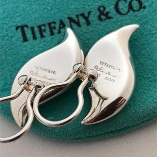 ティファニー(Tiffany & Co.)のTiffany シルバーのリーフ　イヤリング　希少美品(イヤリング)