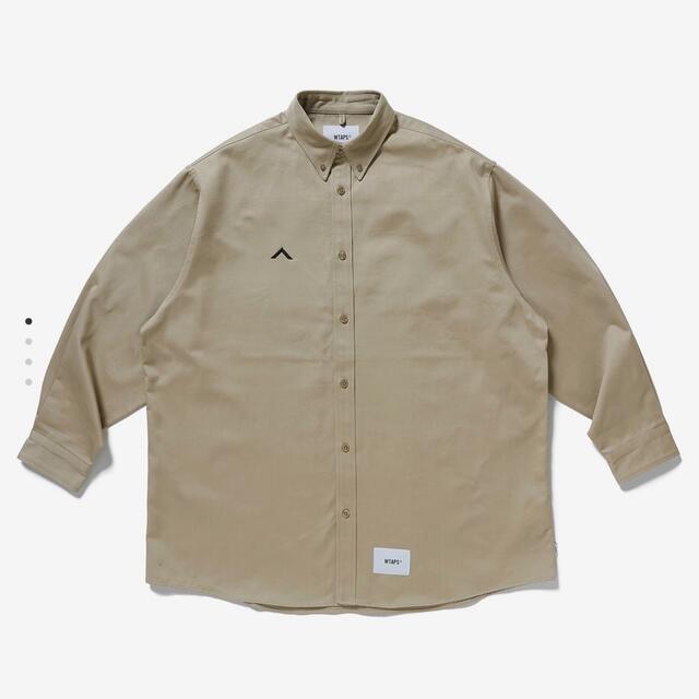 WTAPSサイズWTAPS BD 01 LS COTTON TWILL 希少S BEIGE