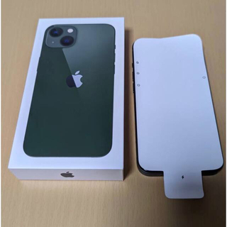 アップル(Apple)の未使用iphone 13 128gb グリーンsimフリー(スマートフォン本体)