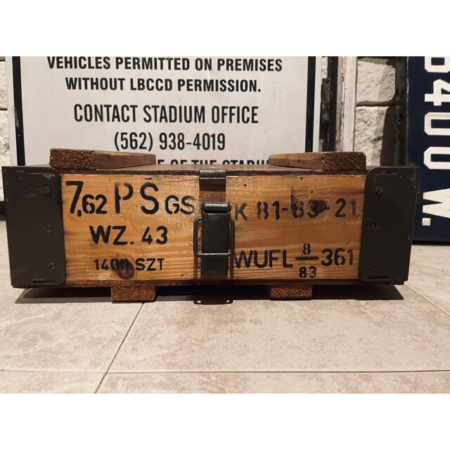USビンテージ Vintage 木箱 アンティーク ヴィンテージ ウッドボックス インテリア/住まい/日用品のインテリア小物(小物入れ)の商品写真