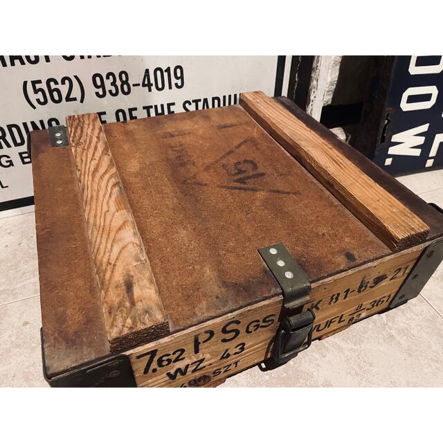 USビンテージ Vintage 木箱 アンティーク ヴィンテージ ウッドボックス インテリア/住まい/日用品のインテリア小物(小物入れ)の商品写真