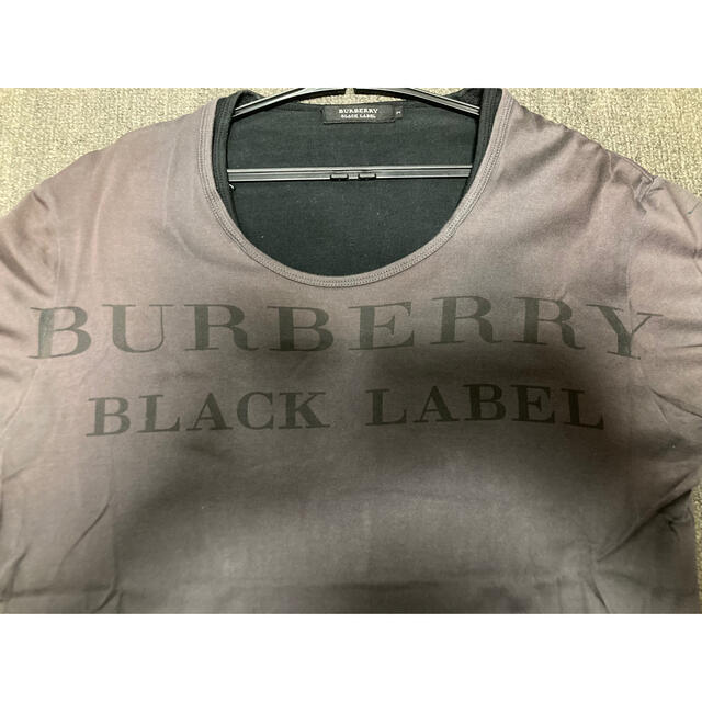 BURBERRY BLACK LABEL(バーバリーブラックレーベル)のバーバリーブラックレーベル ロンT 長袖　グレー メンズのトップス(Tシャツ/カットソー(七分/長袖))の商品写真