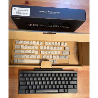 フジツウ(富士通)の【オプション付】HHKB HYBRID Type-S 英語配列/墨★美品(PC周辺機器)