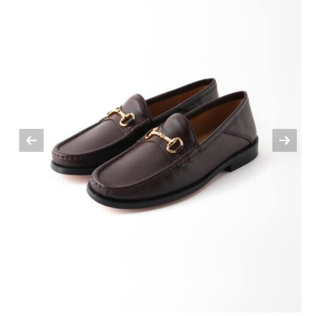 L'Appartement DEUXIEME CLASSE(アパルトモンドゥーズィエムクラス)のL'Appartement【カミナンド】Leather Bit Loafers レディースの靴/シューズ(ローファー/革靴)の商品写真