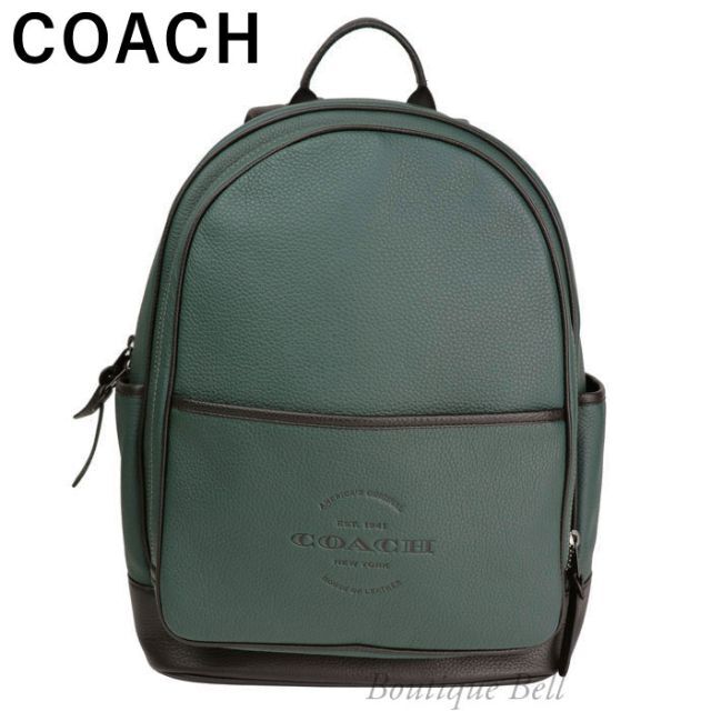 【COACH】コーチ ペブルレザー トンプソン バックパック フォレストグリーン 8X3iCGNlSQ - integritytermite.com