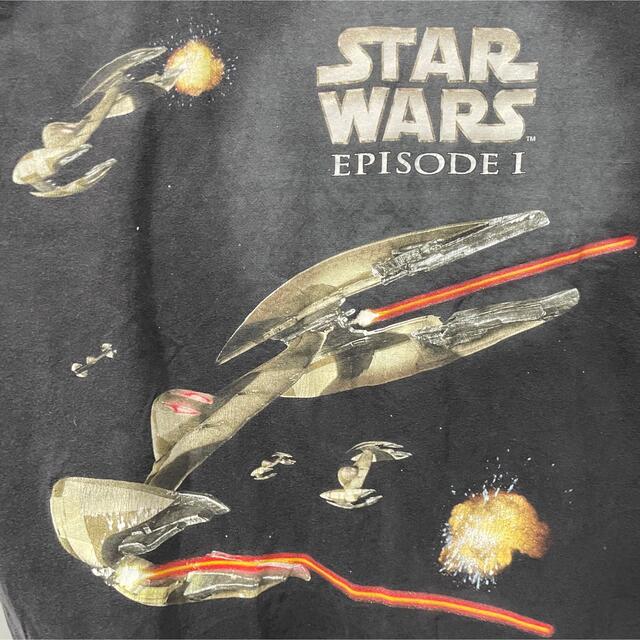 メンズVintage Star wars epsode 1 t shirt 1998