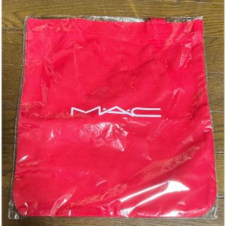 マック(MAC)のMAC ノベルティ 非売品 赤(トートバッグ)