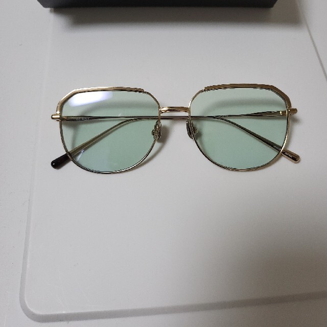 三代目 J Soul Brothers(サンダイメジェイソウルブラザーズ)の登坂広臣　着用　BLANC..　Glasses B0024/GOLD MINT メンズのファッション小物(サングラス/メガネ)の商品写真