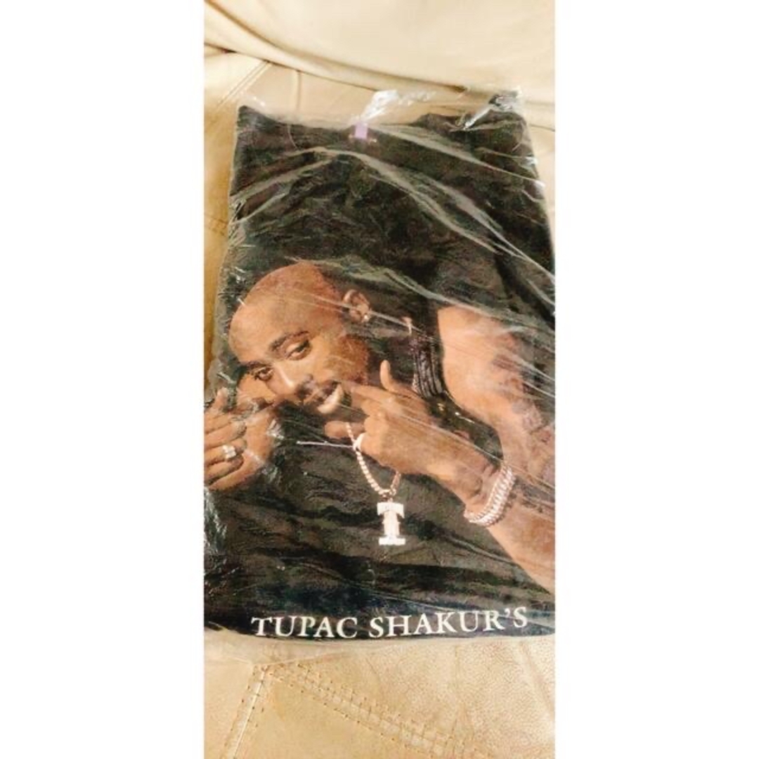 Tシャツ/カットソー(七分/長袖)当時物 2pac Tシャツ