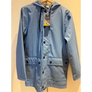 プチバトー(PETIT BATEAU)のプチバトー　ヨットパーカ　ブルー　XS(ナイロンジャケット)