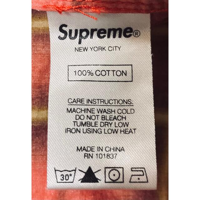 限定SALE本物保証】 Supreme - Supreme Spray Tartan Shirt (M)の通販
