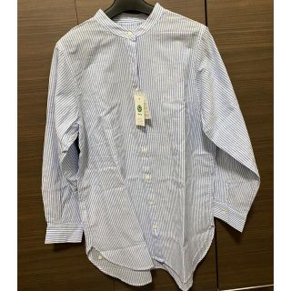 イッカ(ikka)のwasabiさん専用　綿ラミーシアーバンドカラーシャツ(シャツ/ブラウス(長袖/七分))