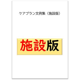 （施設版）ケアプラン文例・記入例　(その他)