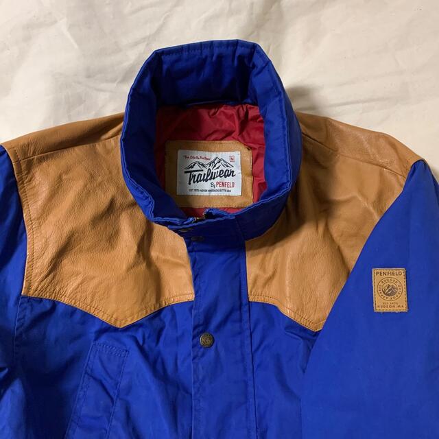 PEN FIELD(ペンフィールド)のPenField(USA)ビンテージレザーヨークマウンテンジャケット メンズのジャケット/アウター(マウンテンパーカー)の商品写真