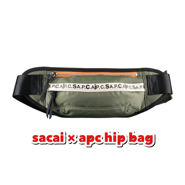 sacai apc サカイ アーペーセー ウエストバッグ-