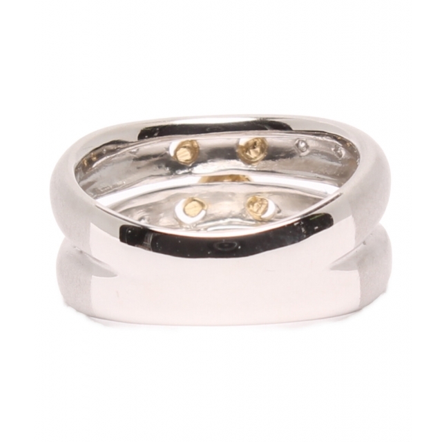 美品 リング 指輪 K18 Pt900 ダイヤ0.08ct | larryeifert.com
