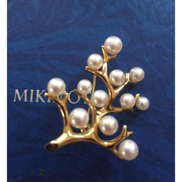 MIKIMOTO　・Kofuku no ki ・ミキモト・18K ブローチ　美品