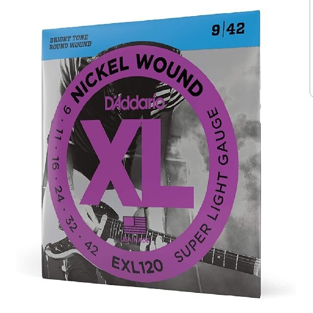 ☆新品☆　D'Addario ダダリオ エレキギター弦 EXL120 楽器のギター(弦)の商品写真