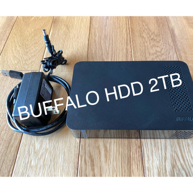 Buffalo(バッファロー)のBUFFALO 外付けHDD 2TB HD-LL2.0U3 スマホ/家電/カメラのテレビ/映像機器(テレビ)の商品写真