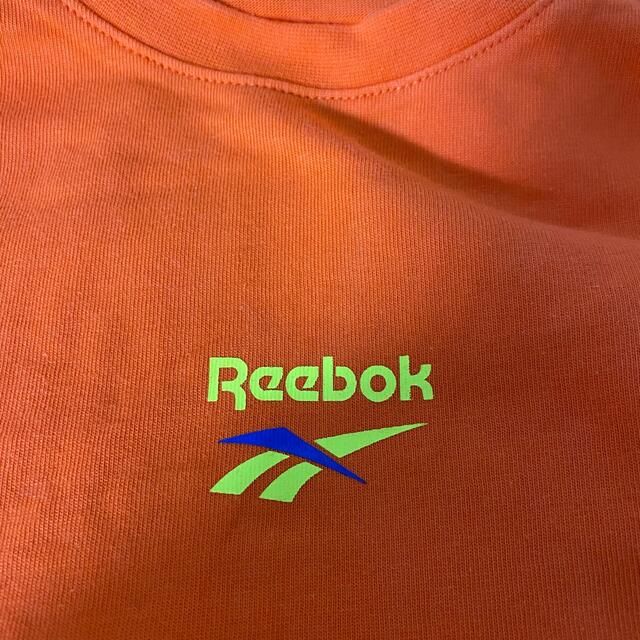 Reebok(リーボック)のReebok CLASSIC ロングTシャツ クルーネック オレンジ メンズのトップス(Tシャツ/カットソー(七分/長袖))の商品写真