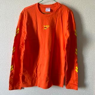 リーボック(Reebok)のReebok CLASSIC ロングTシャツ クルーネック オレンジ(Tシャツ/カットソー(七分/長袖))