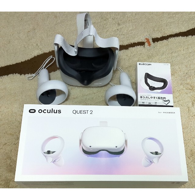 美品】Oculus Quest 2 128GB シリコンカバーレンズカバー付 【高価値