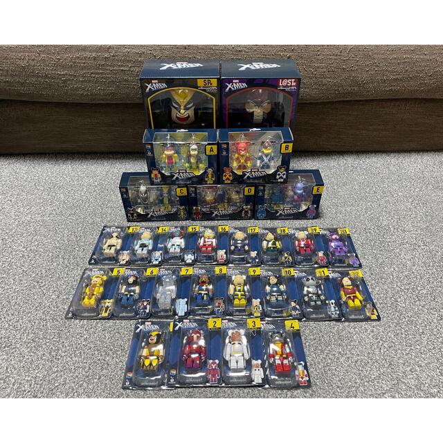 MARVEL X-MEN Happyくじ BE@RBRICK  コンプリート