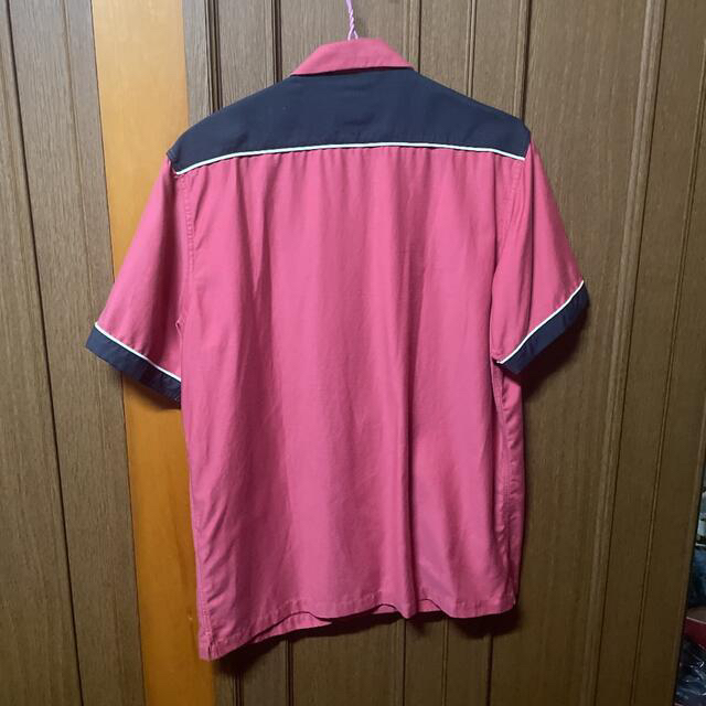 BEAMS(ビームス)のBEAMS ウェスタンオープンカラー ボーリングシャツ ブラック×ピンク M メンズのトップス(シャツ)の商品写真