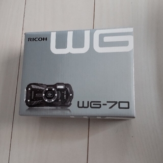リコー(RICOH)のRICOH コンパクトデジカメ WG-70 BLACK(コンパクトデジタルカメラ)