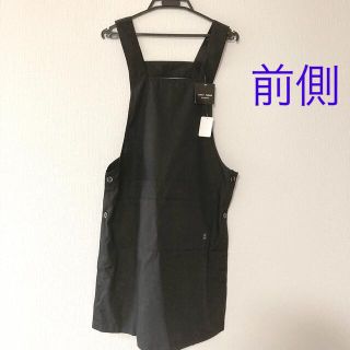 《未使用品》エプロン　黒　M〜Ｌ(その他)